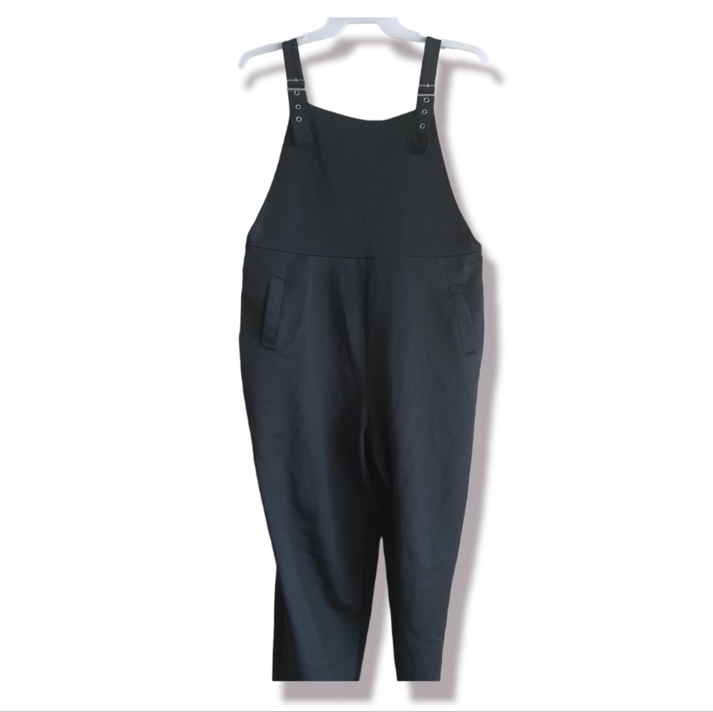 Agnes Orinda Plus Size Pinafore Overalls 1XL